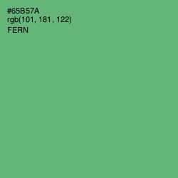 #65B57A - Fern Color Image