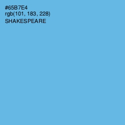 #65B7E4 - Shakespeare Color Image