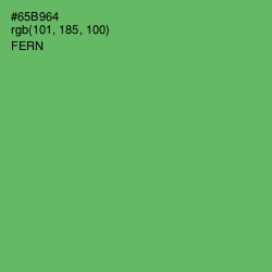 #65B964 - Fern Color Image