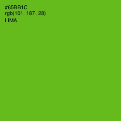 #65BB1C - Lima Color Image