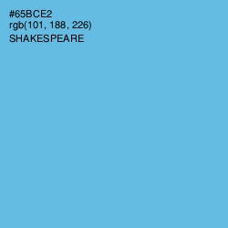 #65BCE2 - Shakespeare Color Image