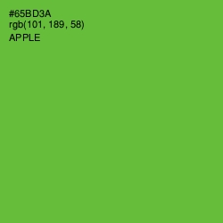 #65BD3A - Apple Color Image