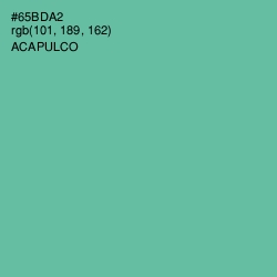 #65BDA2 - Acapulco Color Image