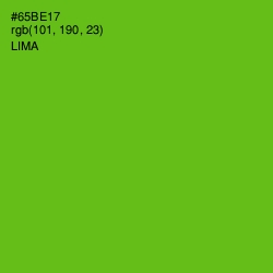 #65BE17 - Lima Color Image