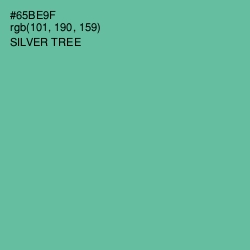 #65BE9F - Silver Tree Color Image