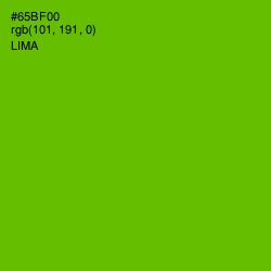 #65BF00 - Lima Color Image