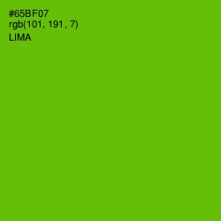 #65BF07 - Lima Color Image