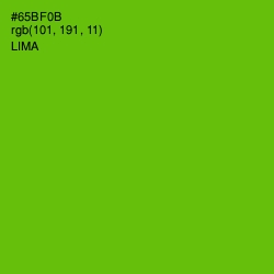 #65BF0B - Lima Color Image