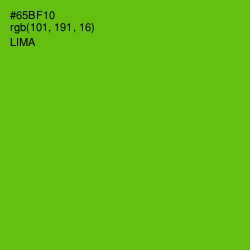 #65BF10 - Lima Color Image