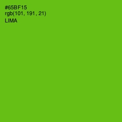 #65BF15 - Lima Color Image