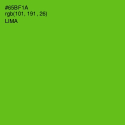 #65BF1A - Lima Color Image