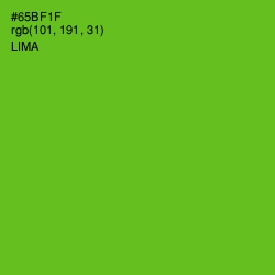 #65BF1F - Lima Color Image