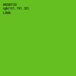 #65BF20 - Lima Color Image