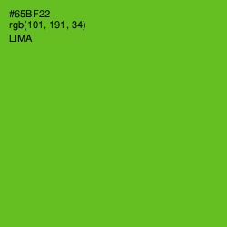 #65BF22 - Lima Color Image