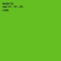 #65BF23 - Lima Color Image