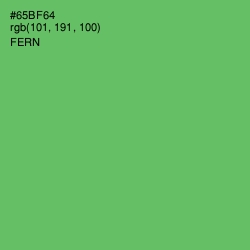 #65BF64 - Fern Color Image