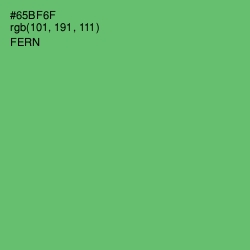 #65BF6F - Fern Color Image