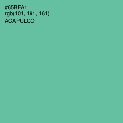 #65BFA1 - Acapulco Color Image