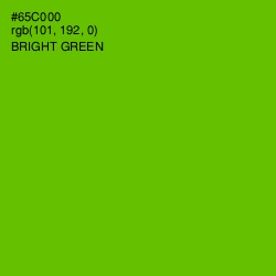 #65C000 - Bright Green Color Image