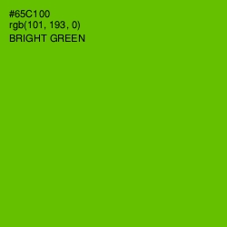 #65C100 - Bright Green Color Image