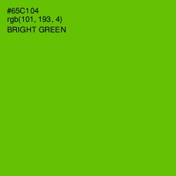 #65C104 - Bright Green Color Image