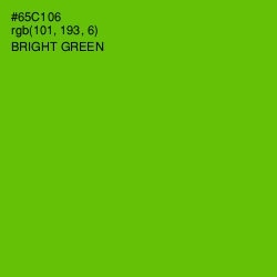 #65C106 - Bright Green Color Image