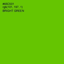 #65C501 - Bright Green Color Image