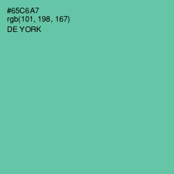 #65C6A7 - De York Color Image