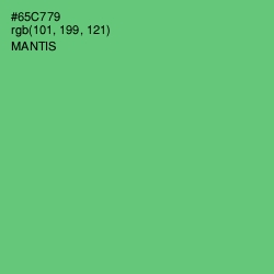 #65C779 - Mantis Color Image