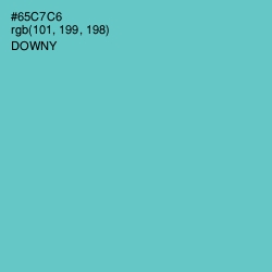 #65C7C6 - Downy Color Image