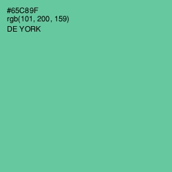 #65C89F - De York Color Image