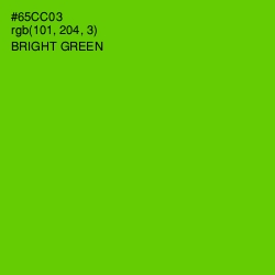 #65CC03 - Bright Green Color Image