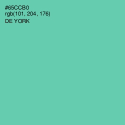 #65CCB0 - De York Color Image