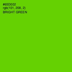 #65D002 - Bright Green Color Image