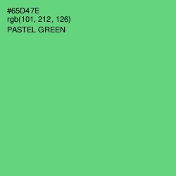 #65D47E - Pastel Green Color Image