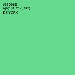 #65D98E - De York Color Image