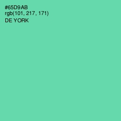 #65D9AB - De York Color Image