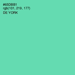 #65DBB1 - De York Color Image