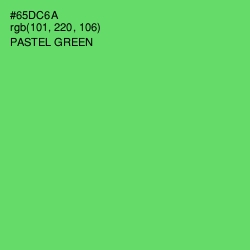 #65DC6A - Pastel Green Color Image