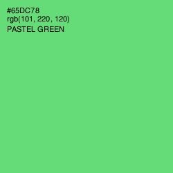 #65DC78 - Pastel Green Color Image