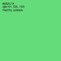 #65DC7A - Pastel Green Color Image