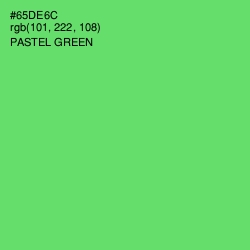 #65DE6C - Pastel Green Color Image