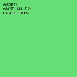 #65DE74 - Pastel Green Color Image