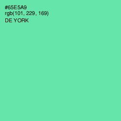 #65E5A9 - De York Color Image