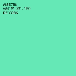 #65E7B6 - De York Color Image