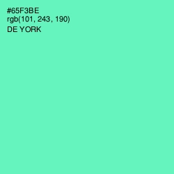 #65F3BE - De York Color Image