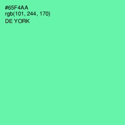 #65F4AA - De York Color Image