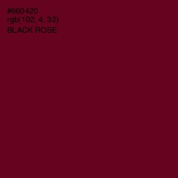 #660420 - Black Rose Color Image