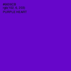 #6606CB - Purple Heart Color Image