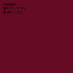 #660B24 - Black Rose Color Image